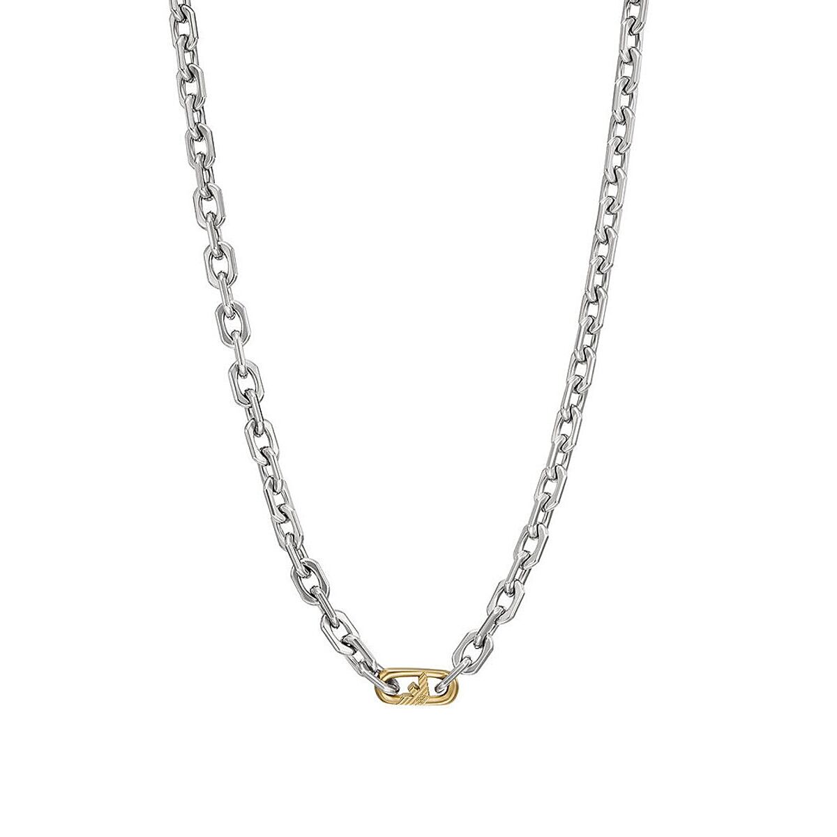 Halskæde til mænd Emporio Armani EGS3147040 Sølvfarvet