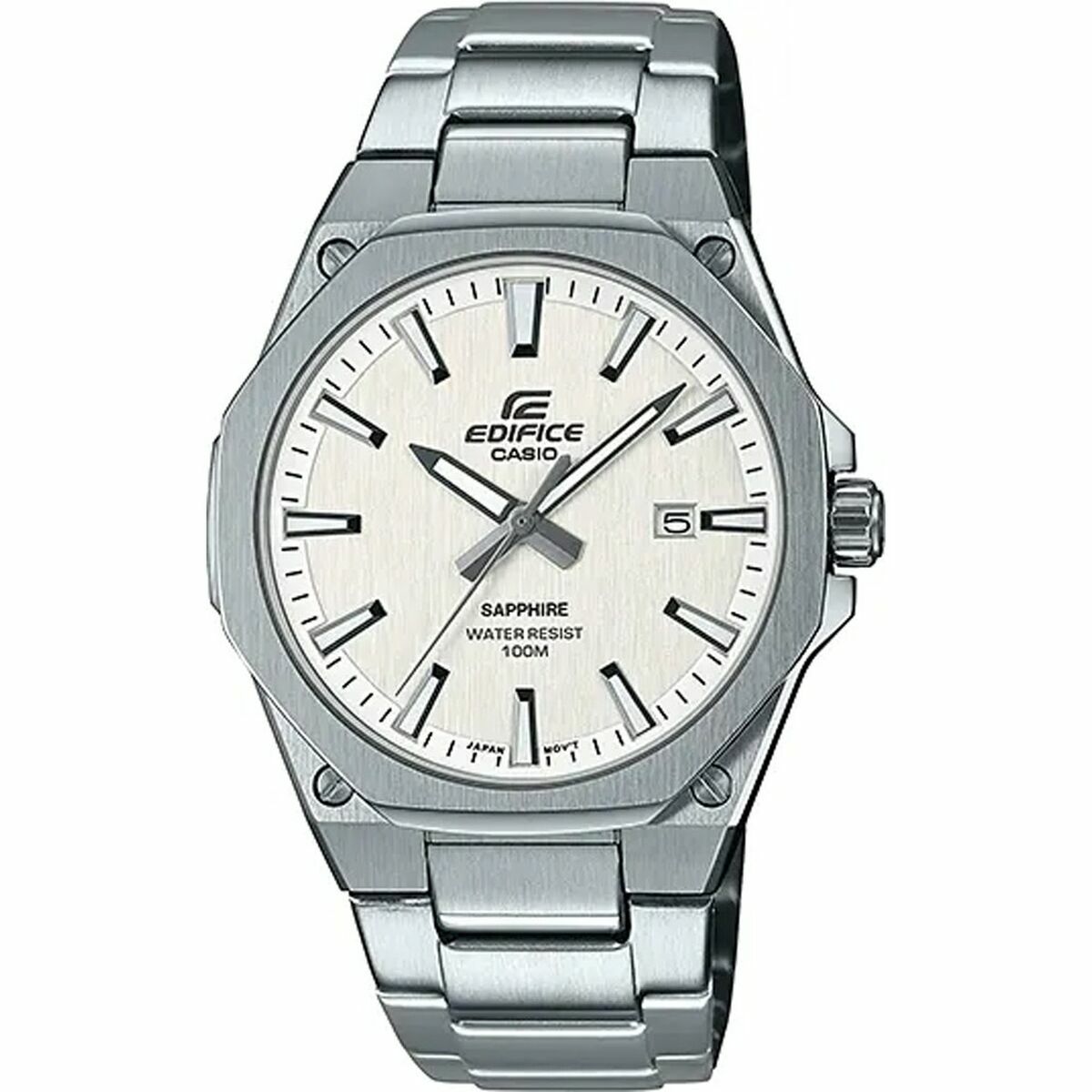 Herreur Casio EFR-S108D-7AVUEF Hvid Sølvfarvet