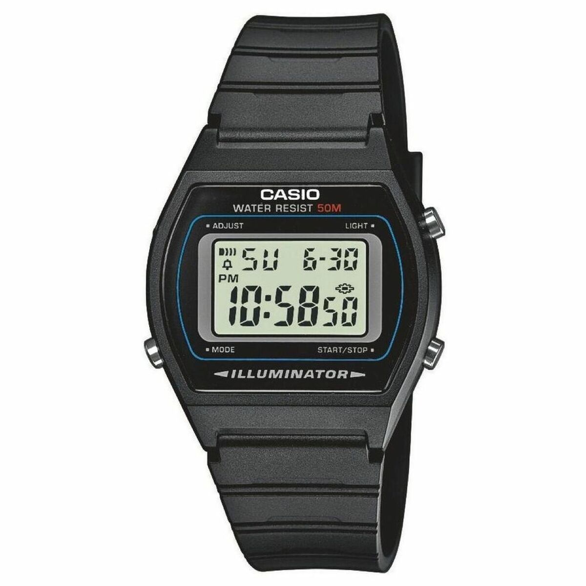 Herreur Casio W-202-1AVEF Sort Digital