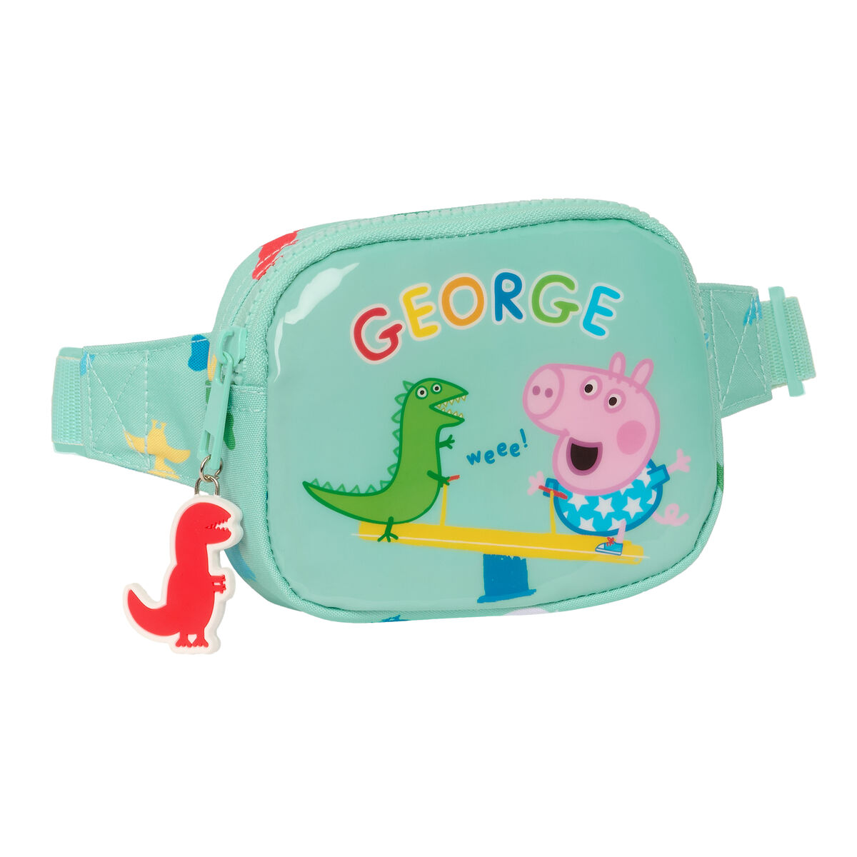 Bæltetaske Peppa Pig George Mint 14 x 11 x 4 cm